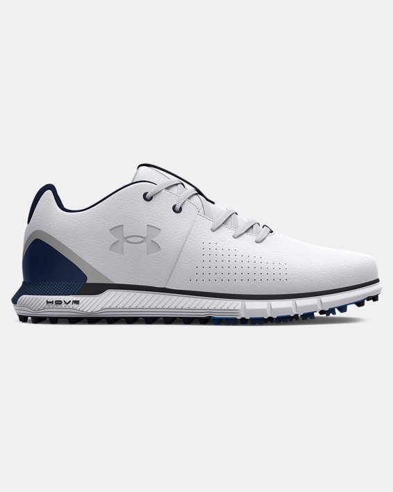 Men's UA HOVR™ Fade 2 Spikeless Wide (E) Golf Shoes, White, pdpMainDesktop image number 0